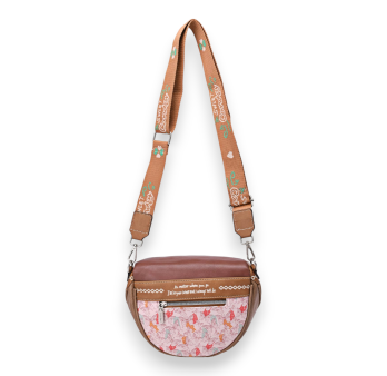 Shoulder fanny pack butterflies Sweet &Candy camel shades