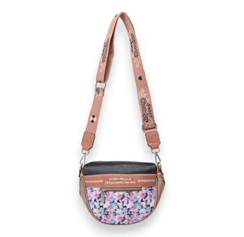 Waist bag shoulder bag butterflies Sweet & Candy pink and black