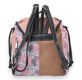 Sweet & Candy Tropical Forest Pink and Black Backpack