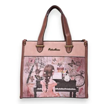 Bolso de mano Sweet & Candy Piano Rosa