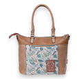 Sweet & Candy Handbag with Pocket Straps in Brown Shades