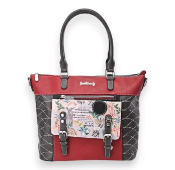 Borsa a mano Sweet & Candy Tropical Rosso e Nero