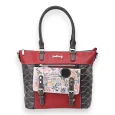 Handtasche Sweet & Candy Tropical Rot und Schwarz