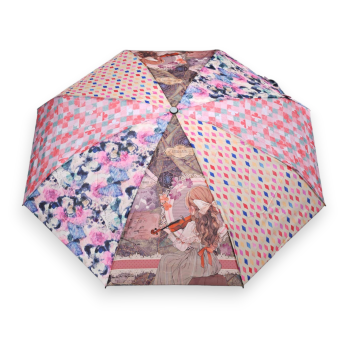 Sweet & Candy umbrella with little girl playing violin