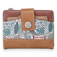 Sweet & Candy Tropical Forest Pink and Camel Wallet Purse