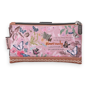 Sweet & Candy Butterfly Garden Pink Wallet
