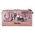 Sweet & Candy pink wallet little girl at the piano