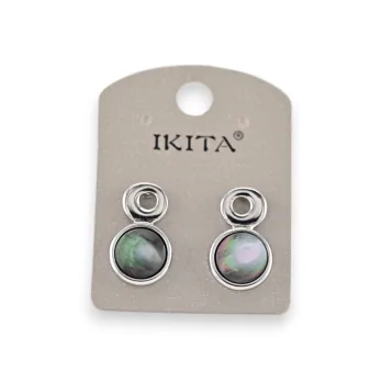 Metal earrings by Ikita brand