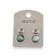 Metal earrings by Ikita brand