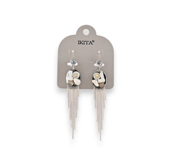 Chic metal earrings from Ikita