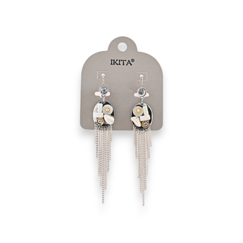 Chic metal earrings from Ikita