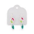 Original color metal earrings brand Ikita