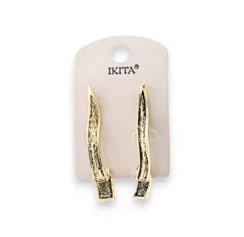 Ikita earrings with original antique gold design