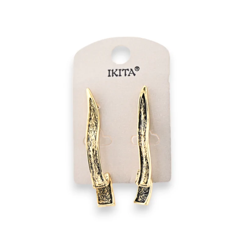 Ikita earrings with original antique gold design