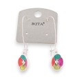 Multicolor flower earrings from Ikita