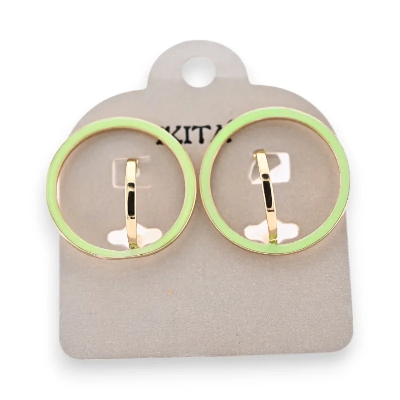 Pendientes originales Ikita Verde Agua