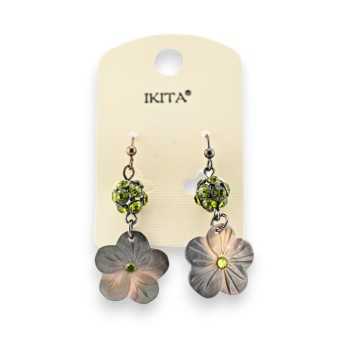 Ikita Mother of Pearl Flower Earrings