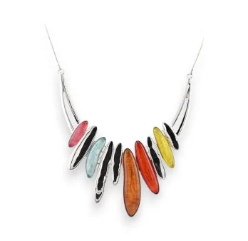 Collar de metal multicolor Bella Miss