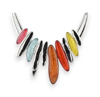 Collar de metal multicolor Bella Miss