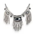 Silver Bohemian Necklace by Belle Miss