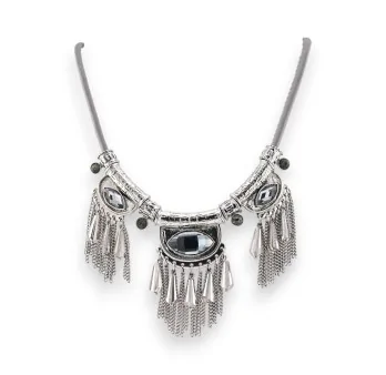 Collar Plateado bohemio de Belle Miss