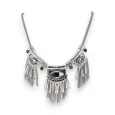 Silver Bohemian Necklace by Belle Miss