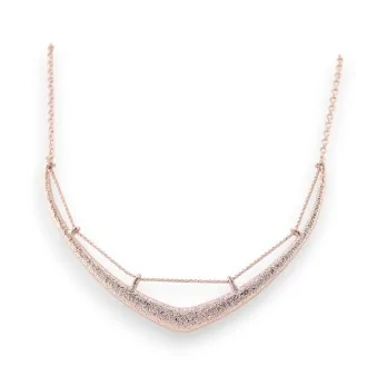 Ikita Hammered Copper Rose Gold Necklace