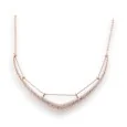 Ikita Hammered Copper Rose Gold Necklace