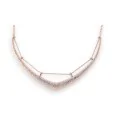 Ikita Hammered Copper Rose Gold Necklace