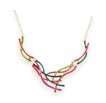 Ikita Gold Multicolored Necklace