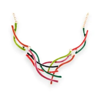 Ikita Gold Multicolored Necklace