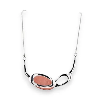 Belle Miss oval pendant necklace