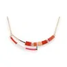 Choker Ikita Sunset rot-orange