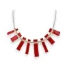 Ikita Red Gold Ethnic Necklace