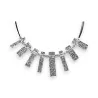 Silver choker necklace Ikita