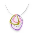 Ikita Multicolored Geometric Pendant Necklace