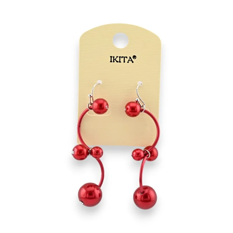 Ikita Bordeaux Earrings