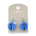 Boucles d'oreilles coccinelle bleue de chez Ikita