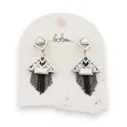 Silver bohemian earrings by Bohm