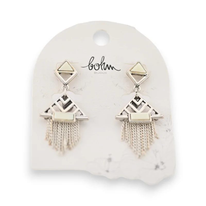 Bohemian silver earrings from BOHM