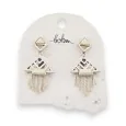 Bohemian silver earrings from BOHM