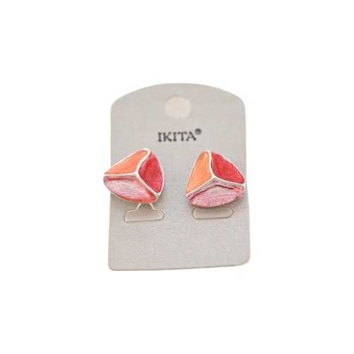 Boucles d'oreilles tricolores de chez Ikita