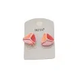 Tricolor earrings by Ikita