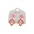 Ikita tricolor geometric earrings