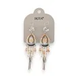 Bohemian chic dangling earrings by Ikita