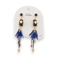 Blue bohemian earrings by Bohm