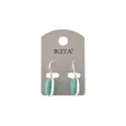 Turquoise oval earrings by Ikita