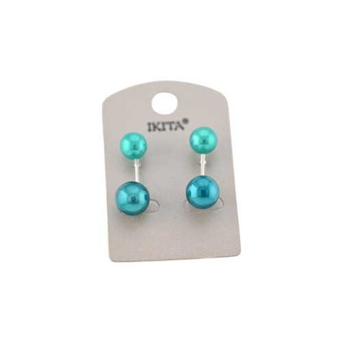 Boucles d'oreilles perles turquoise de chez Ikita