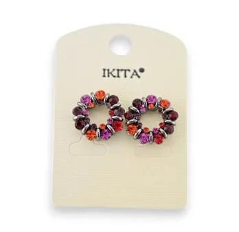 Boucles d'oreilles rondes Ikita