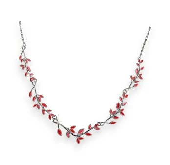 Collana Foglie Rosse di Ikita